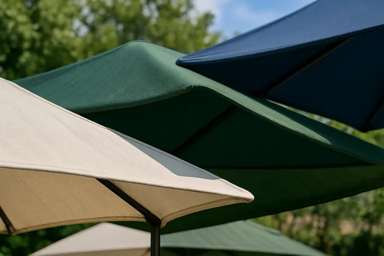 Verschillende soorten tentdoek materialen